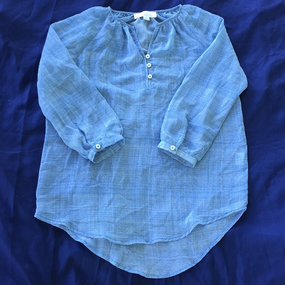 ☀️Olive & Oak Light Blue Top☀️